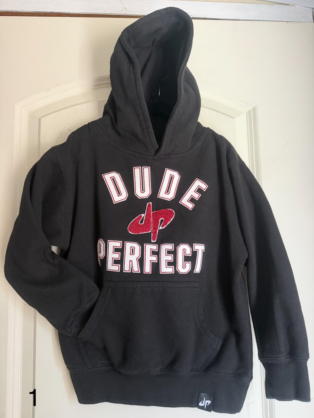 Dude Perfect Black Crewneck Sweater boys Pullover Hoodie YMS winter casual